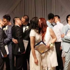 “我们”去美国办了一场同性婚礼