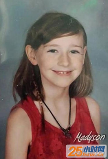 8岁女孩米迪森·米德顿生前照片