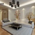 现代简约白领最爱瓷砖沙发背景墙