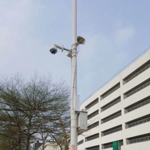 大沥城管局在辖区加装音频设备，为疫情防控添砖加瓦