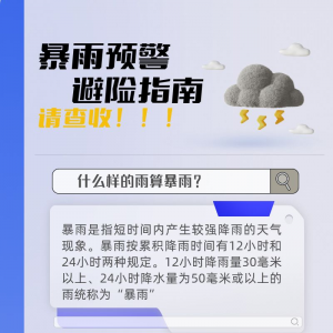 禅城启动防暴雨IV级应急响应，市民需注意防范